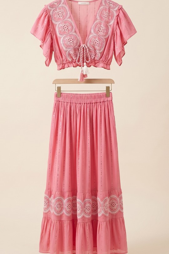 Ensembles Femme Rose MOOYA I11623 Efashion Paris