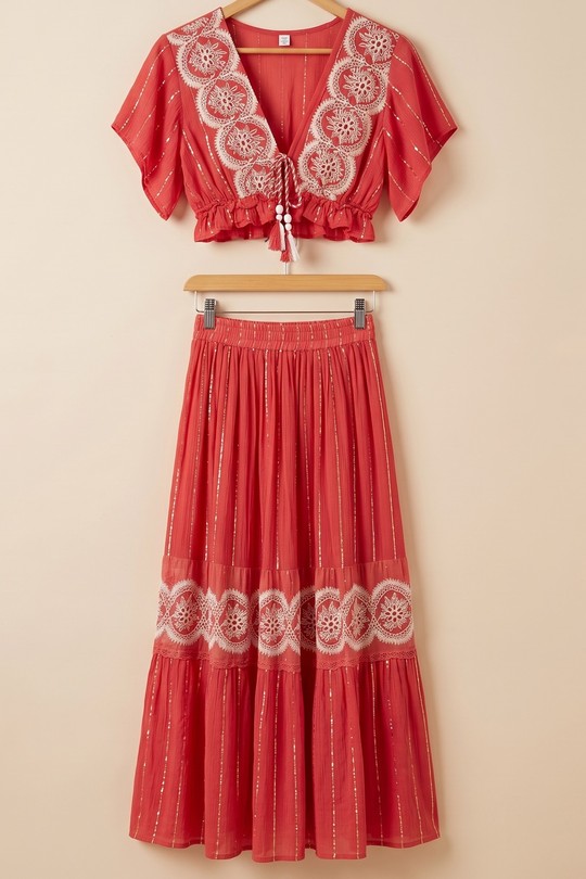 Ensembles Femme Rose MOOYA I11623 Efashion Paris