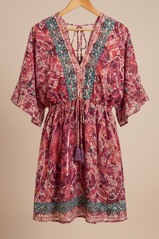 Robes courtes Femme Bleu MOOYA AL251 Efashion Paris