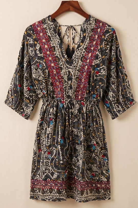Robes courtes Femme Bleu MOOYA AL251 Efashion Paris