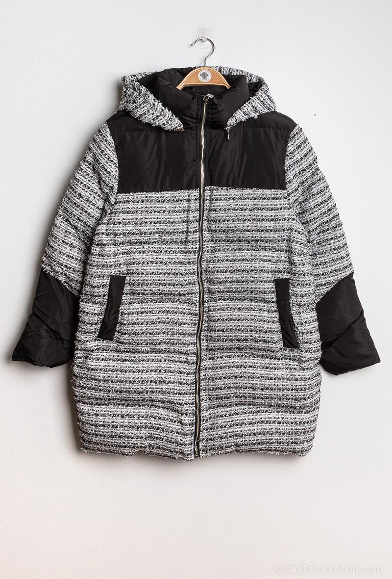 Doudounes Femme Noir MOOYA L101 #c Efashion Paris