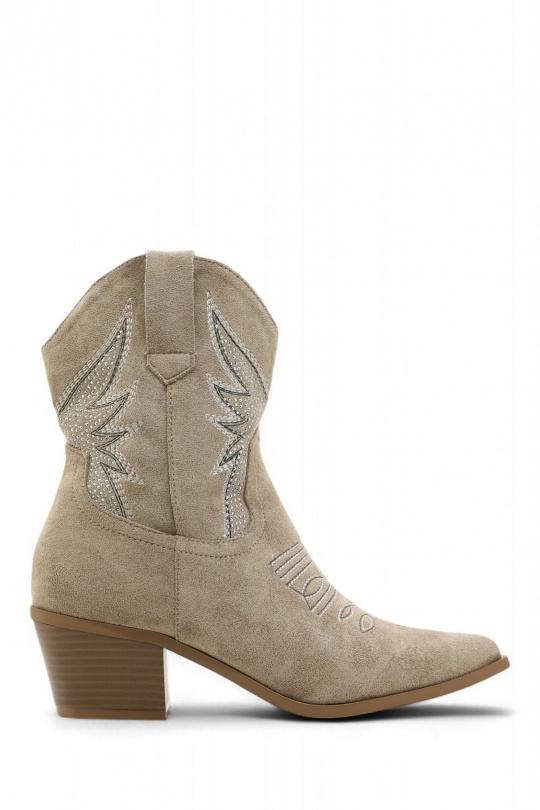Bottines Chaussures Taupe Jin Ma Shoes 60-83 Efashion Paris