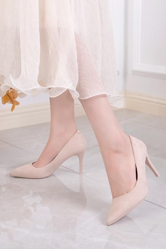Tacco Scarpe Beige Jin Ma Shoes 5337-12 Efashion Paris