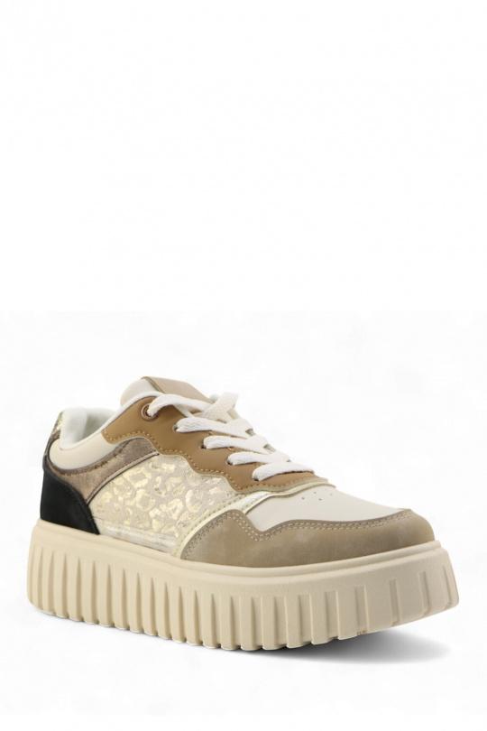 Trainers Shoes Taupe Jin Ma Shoes L229 Efashion Paris