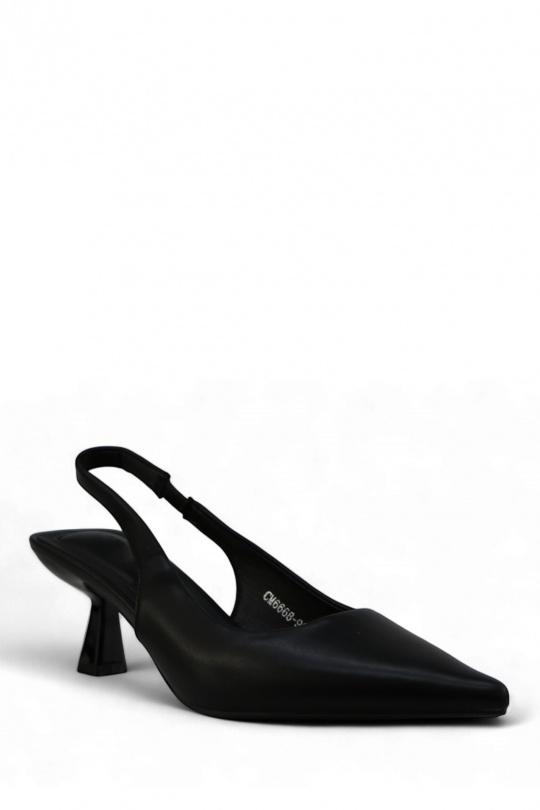 Escarpins Chaussures Noir Jin Ma Shoes CM6668-99 Efashion Paris