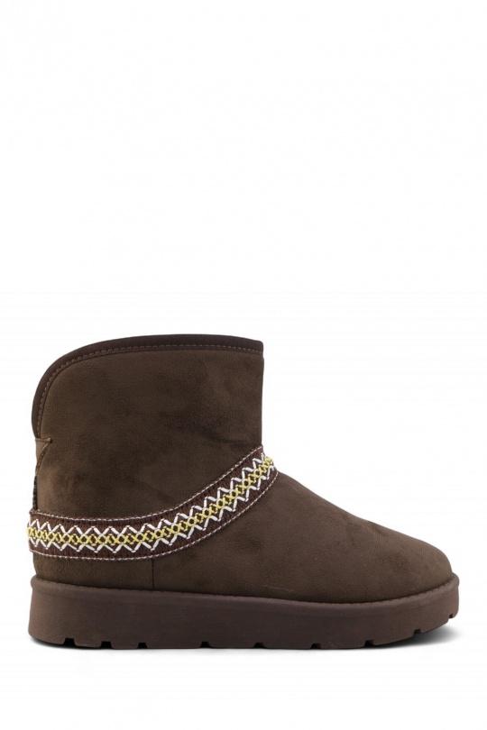 Bottines Chaussures Marron foncé Jin Ma Shoes L023 Efashion Paris
