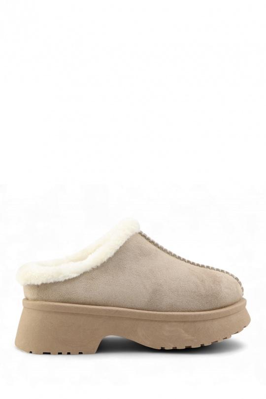 Chaussons, pantoufles Chaussures Taupe Jin Ma Shoes L88 Efashion Paris