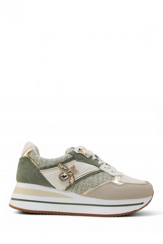 Sneakers Scarpe Green Jin Ma Shoes 9342-42 Efashion Paris