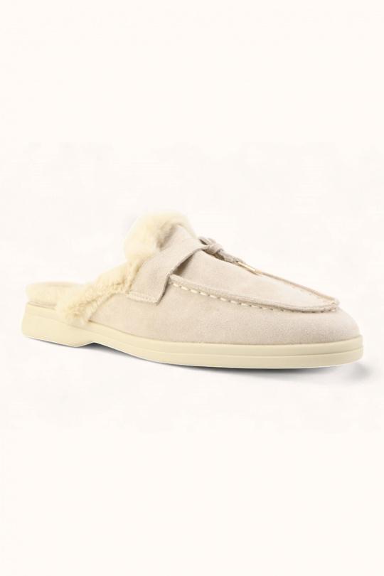 Chaussons, pantoufles Chaussures Beige Jin Ma Shoes 9043-02 Efashion Paris