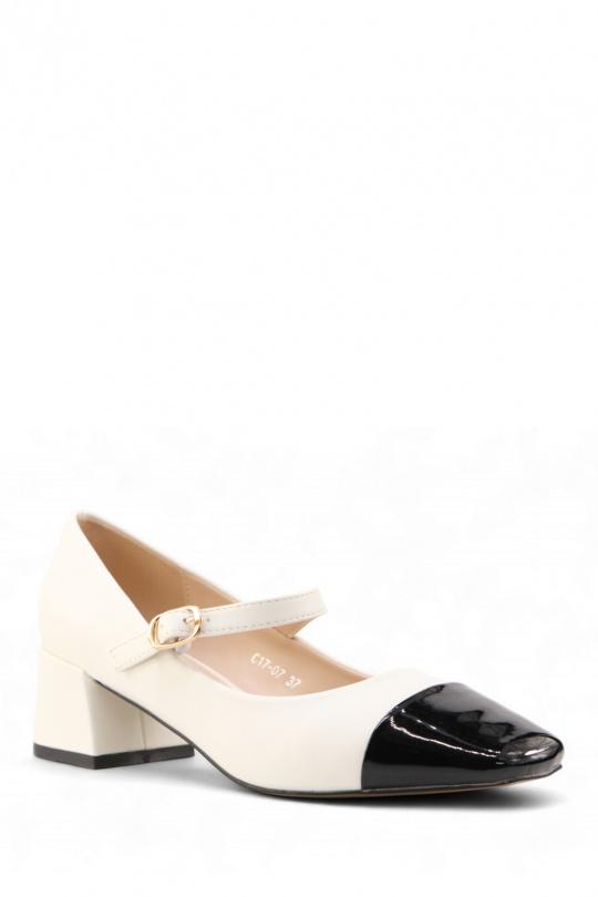 Ballet pumps Shoes White Jin Ma Shoes C17-07 Efashion Paris