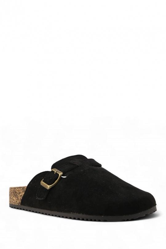 Sandals Shoes Black Jin Ma Shoes A185-5 Efashion Paris