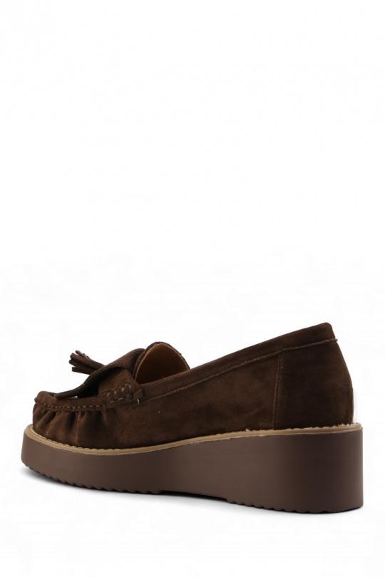 Mocassins Chaussures Taupe Jin Ma Shoes D8367 Efashion Paris