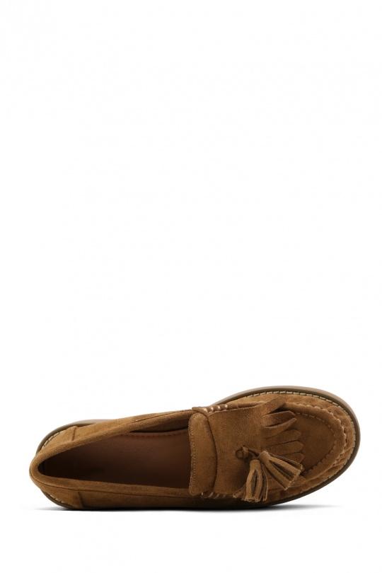 Mocassins Chaussures Taupe Jin Ma Shoes D8367 Efashion Paris