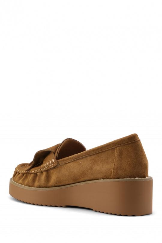 Mocassins Chaussures Taupe Jin Ma Shoes D8367 Efashion Paris