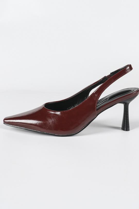 Escarpins Chaussures Marron foncé Jin Ma Shoes FZ34 Efashion Paris