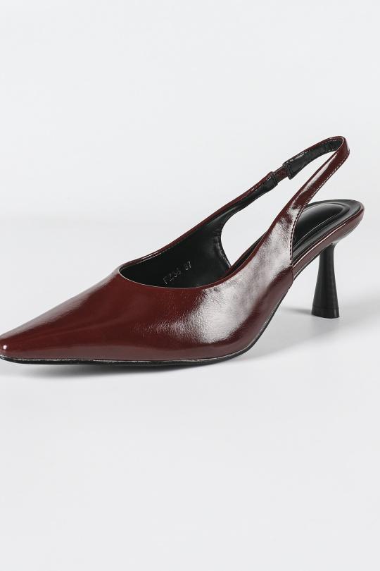 Escarpins Chaussures Marron foncé Jin Ma Shoes FZ34 Efashion Paris