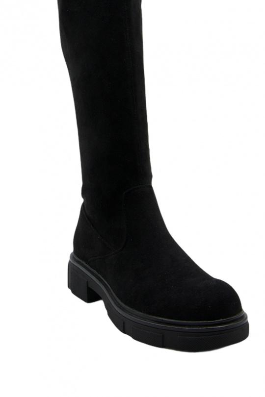 Bottes Chaussures Noir Jin Ma Shoes YY-775 Efashion Paris