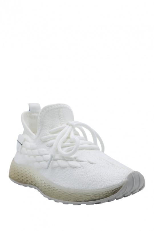 Baskets Chaussures Blanc Jin Ma Shoes 27-123 Efashion Paris