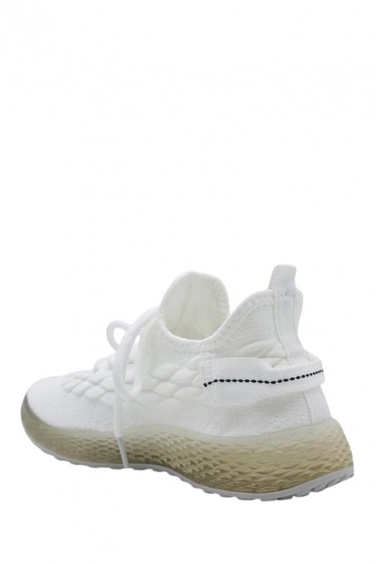 Baskets Chaussures Blanc Jin Ma Shoes 27-123 Efashion Paris
