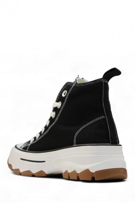 Baskets Chaussures Noir Jin Ma Shoes 30-5 Efashion Paris