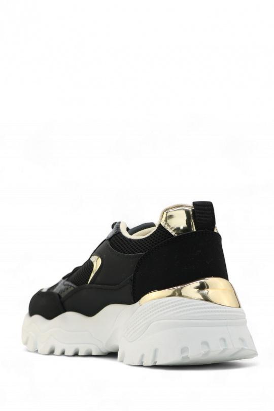 Baskets Chaussures Noir Jin Ma Shoes 3655-11 Efashion Paris