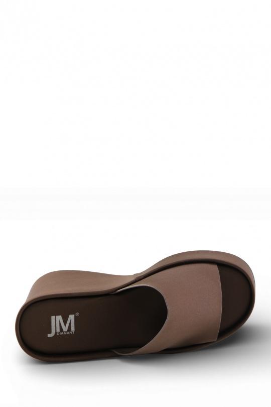 Compensées Chaussures Marron foncé Jin Ma Shoes TF335 Efashion Paris