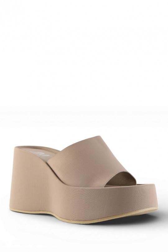 Compensées Chaussures Marron foncé Jin Ma Shoes TF335 Efashion Paris