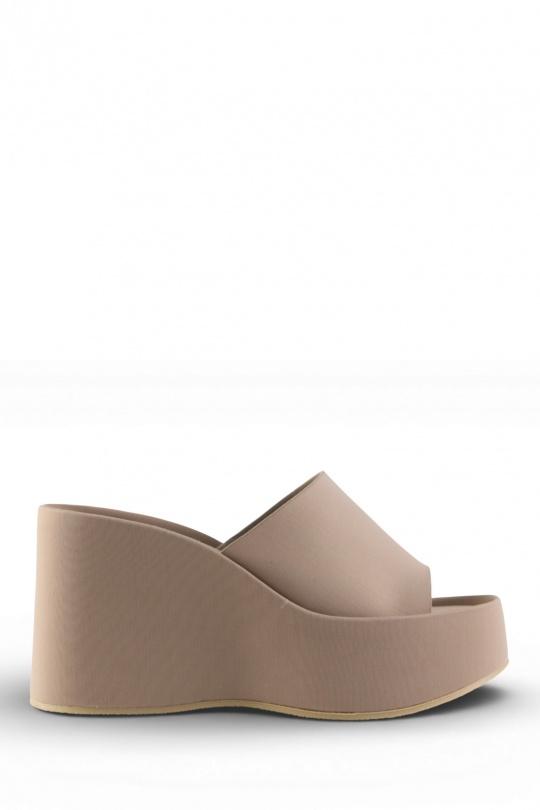 Compensées Chaussures Marron foncé Jin Ma Shoes TF335 Efashion Paris