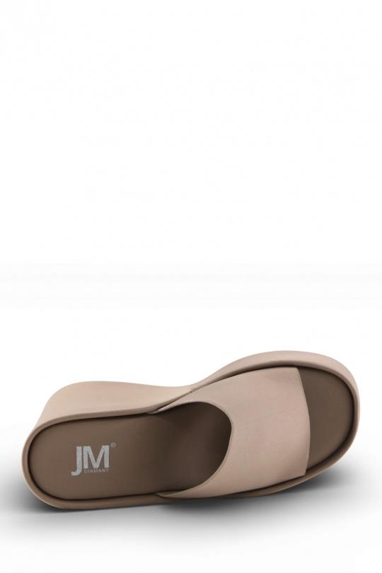 Compensées Chaussures Marron foncé Jin Ma Shoes TF335 Efashion Paris