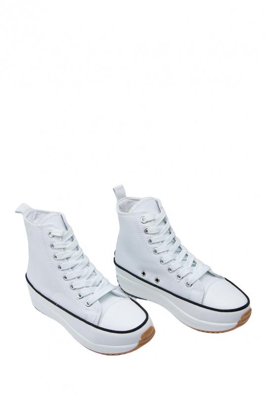 Baskets Chaussures Blanc Jin Ma Shoes 9-68-05 Efashion Paris