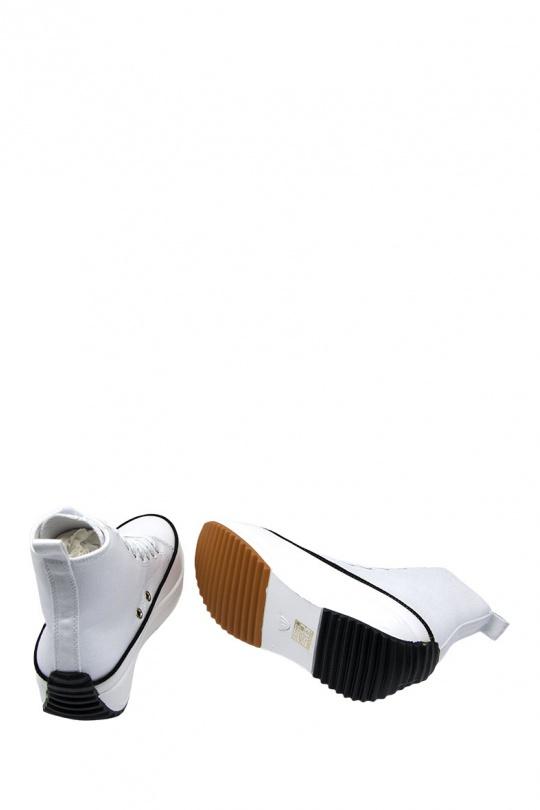 Baskets Chaussures Blanc Jin Ma Shoes 9-68-05 Efashion Paris