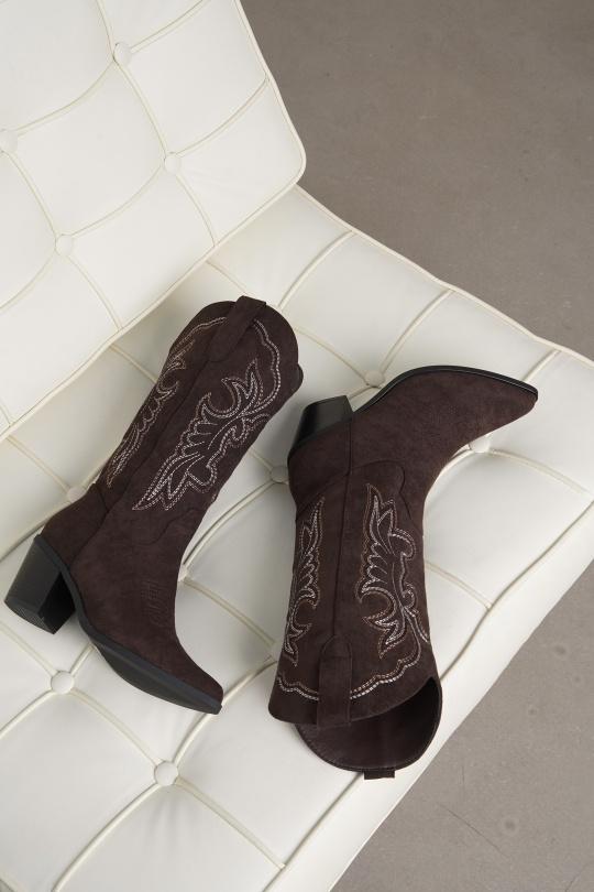 Bottes Chaussures Noir Jin Ma Shoes 5555 Efashion Paris