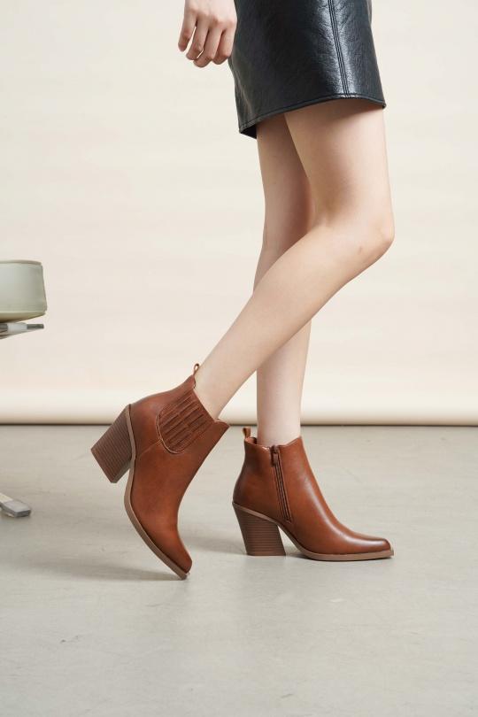 Ankle boots Shoes Dark brown Jin Ma Shoes 790 Efashion Paris