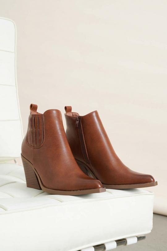 Ankle boots Shoes Dark brown Jin Ma Shoes 790 Efashion Paris