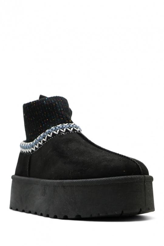 Ankle boots Shoes Black Jin Ma Shoes 335-29 Efashion Paris