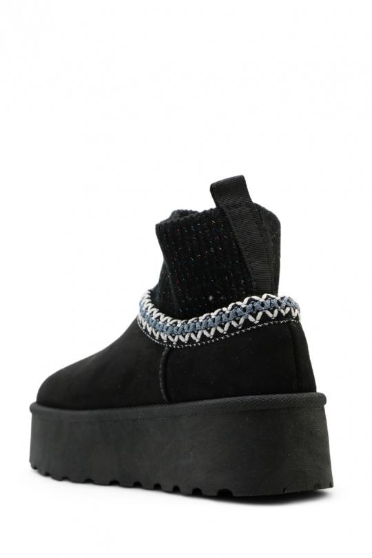 Ankle boots Shoes Black Jin Ma Shoes 335-29 Efashion Paris