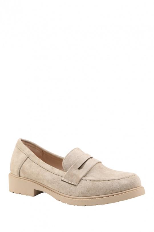 Mocassins Chaussures Taupe Jin Ma Shoes D048-1 Efashion Paris