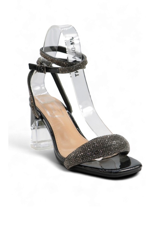 Sandales Chaussures Noir Jin Ma Shoes 5638 Efashion Paris