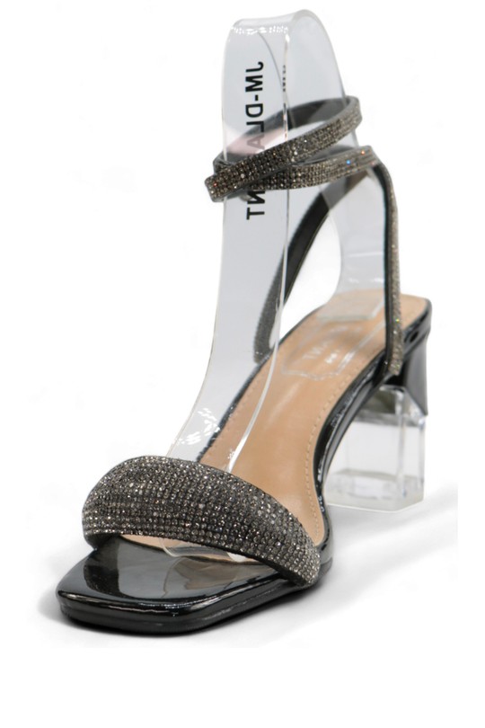 Sandales Chaussures Noir Jin Ma Shoes 5638 Efashion Paris