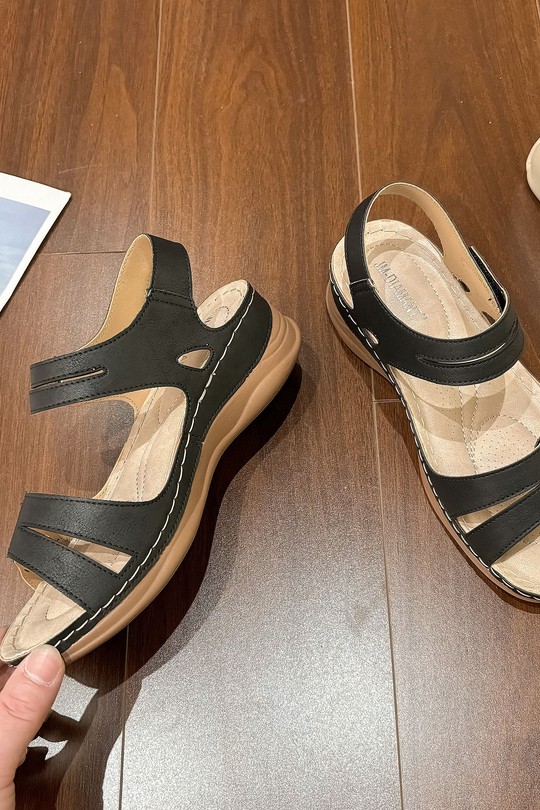 Compensées Chaussures Noir Jin Ma Shoes 008-10 Efashion Paris