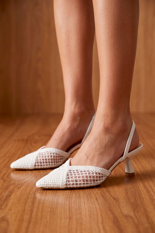 Escarpins Chaussures Blanc Jin Ma Shoes ZH-1 Efashion Paris