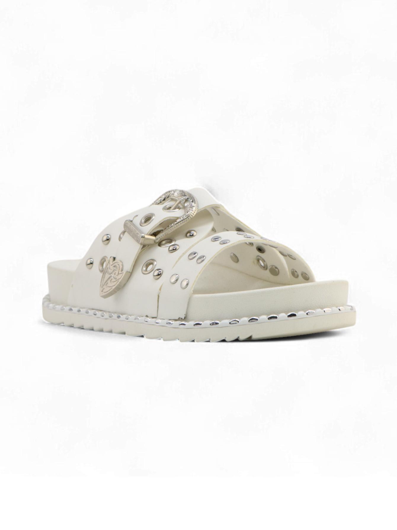 Sandales Chaussures Blanc Jin Ma Shoes 265-5 #c Efashion Paris