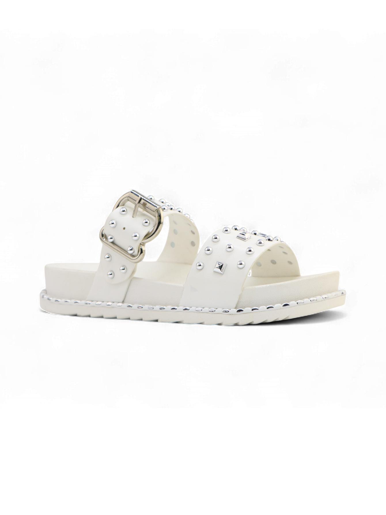 Sandales Chaussures Blanc Jin Ma Shoes 265-6 #c Efashion Paris