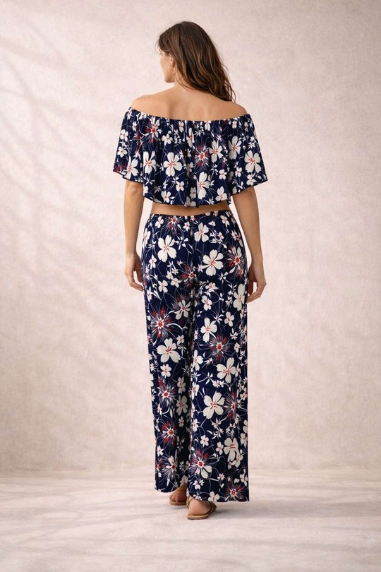 Ensembles Femme Rouge ALYRA 521-PE26-IMP01 Efashion Paris