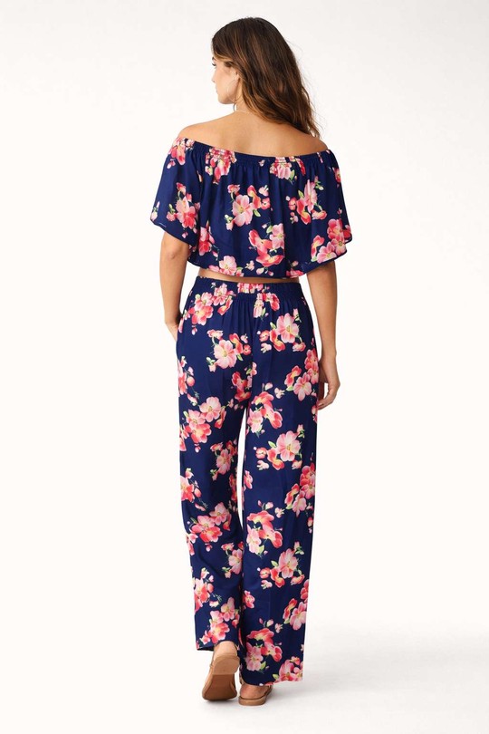 Ensembles Femme Bleu ALYRA 521-PE26-IMP03 Efashion Paris