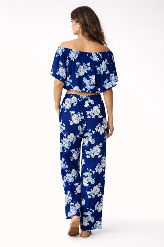 Ensembles Femme Bleu ALYRA 521-PE26-IMP03 Efashion Paris