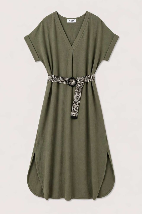 Robes longues Femme Vert d eau ALYRA 998 Efashion Paris