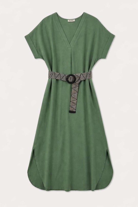 Robes longues Femme Vert d eau ALYRA 998 Efashion Paris