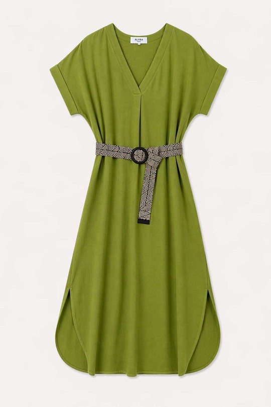 Robes longues Femme Vert d eau ALYRA 998 Efashion Paris