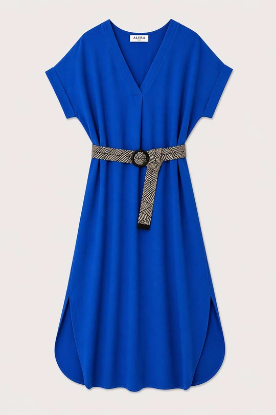 Robes longues Femme Vert d eau ALYRA 998 Efashion Paris